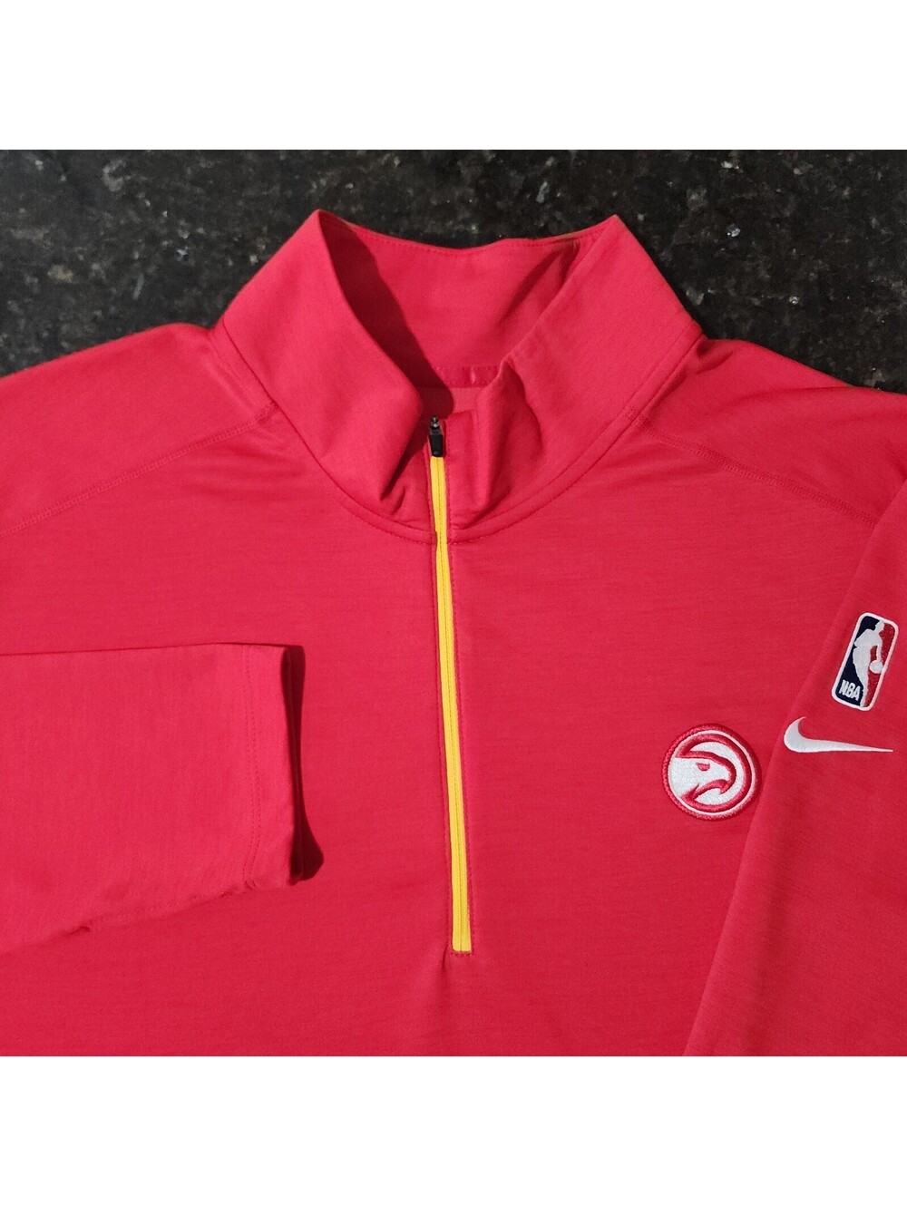 Nike Dri Fit Atlanta Hawks 1/4 Quarter Zip Pullover Performance Stretch XXL Golf